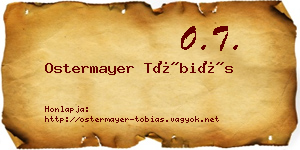 Ostermayer Tóbiás névjegykártya